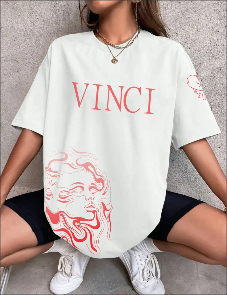 Camiseta Vinci red medusa