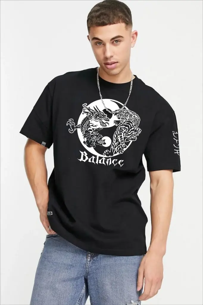 camiseta oversize equilibrium