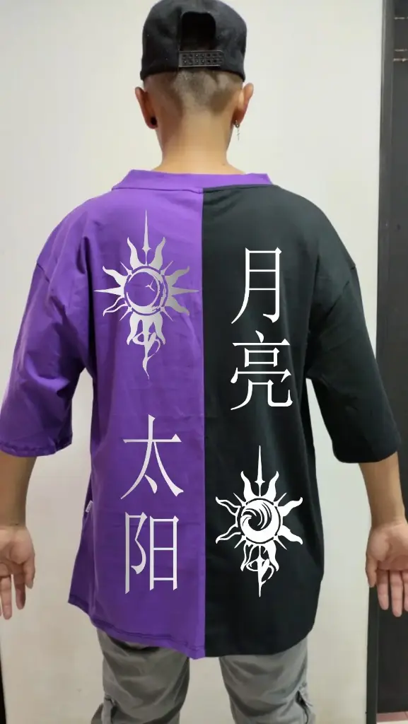 camiseta overzise eclipse vibes