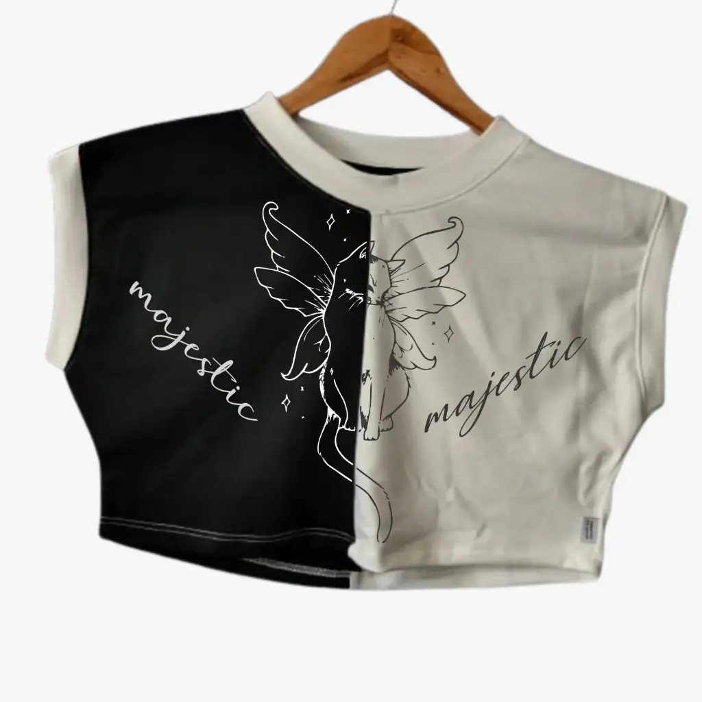 crop top majestic cat core