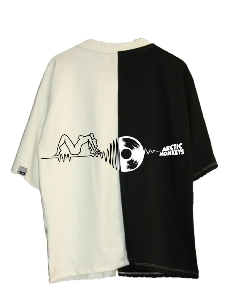 AM Waves" Oversized Tee