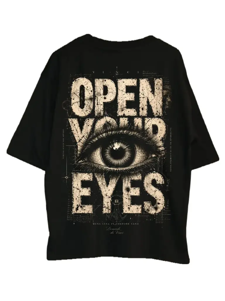 Open Your Eyes Vintage Black