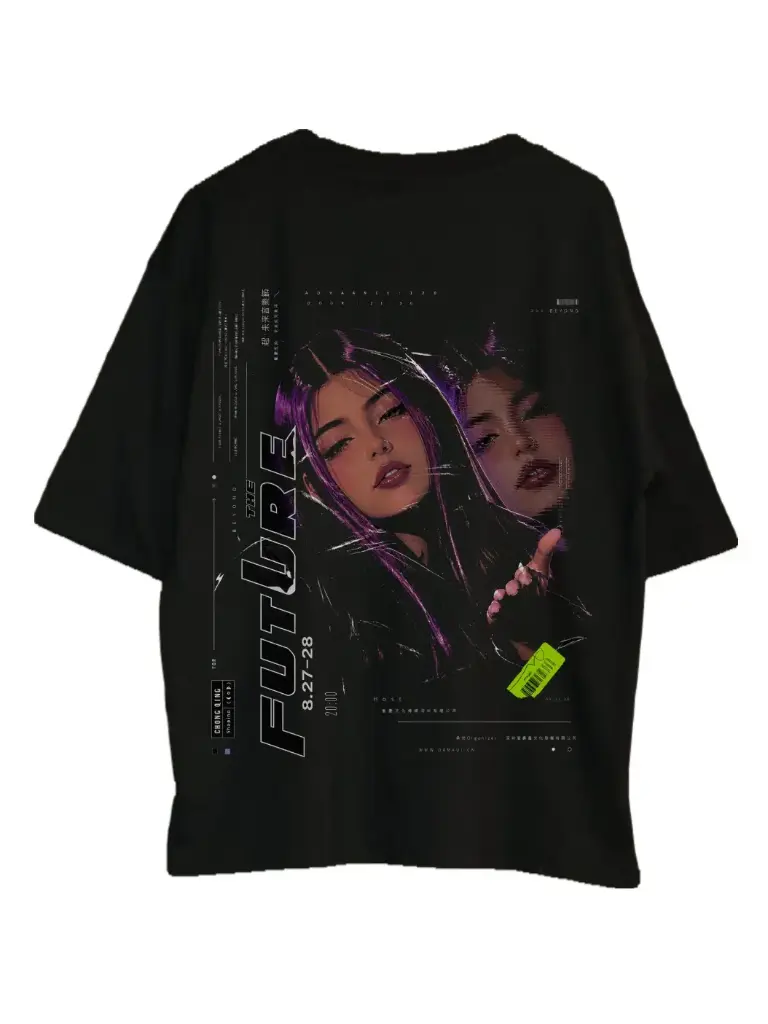 Future Cyberpunk Purple